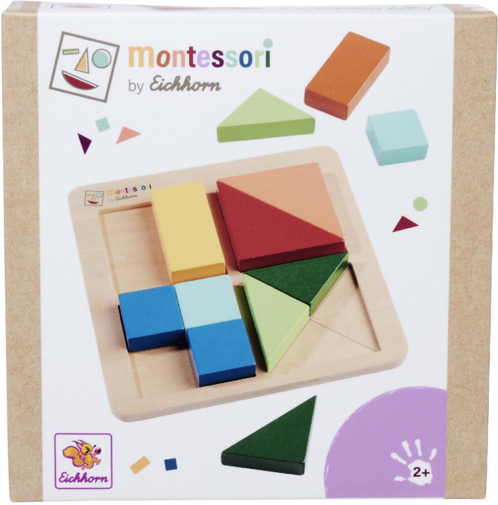 Eichhorn Kleinkindwelt Motorikspielzeug Legespiel Montessori Formenpuzzzle 100006032