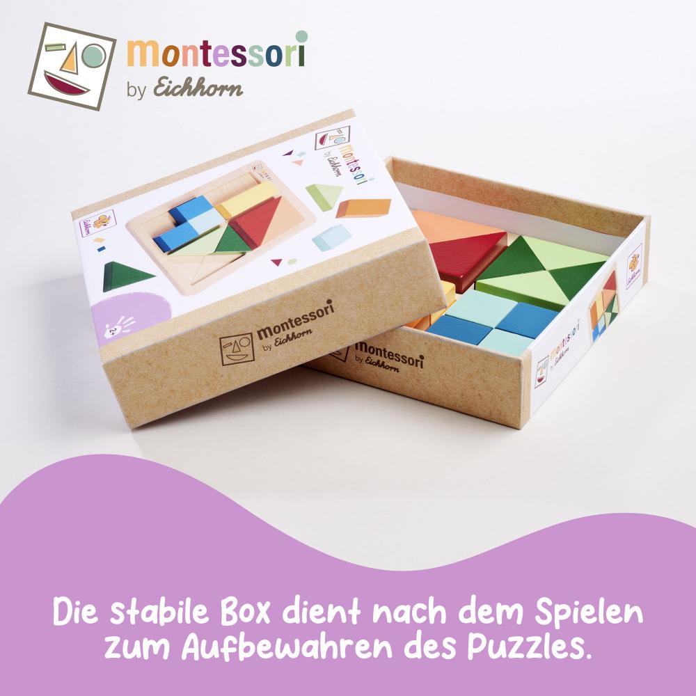 Eichhorn Kleinkindwelt Motorikspielzeug Legespiel Montessori Formenpuzzzle 100006032