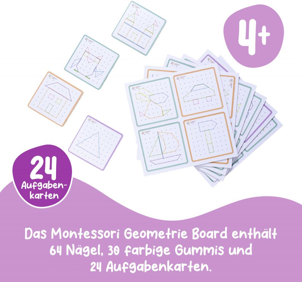 Eichhorn Kleinkindwelt Motorikspielzeug Montessori Geometriebrett 100006050