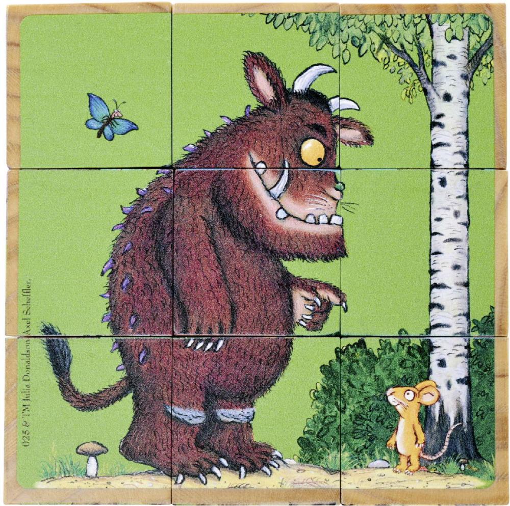 12 Teile Eichhorn Kinder Würfel Puzzle Holz Grüffelo 109295662