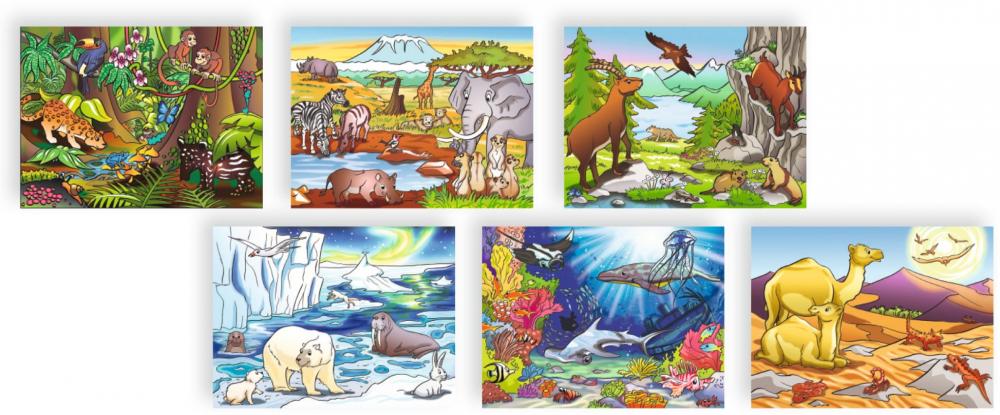 12 Teile Eichhorn Kinder Würfel Puzzle Holz Tiermotive 100005480