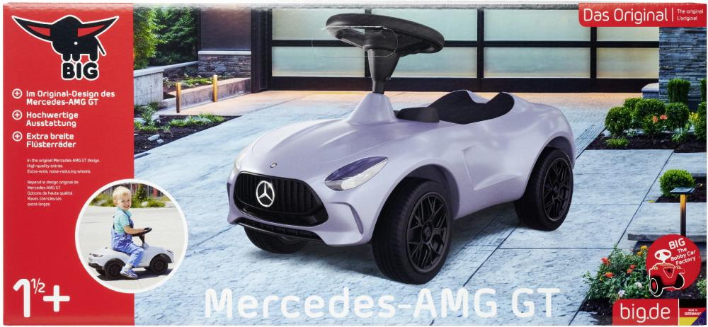 BIG Outdoor Spielzeug Fahrzeug Bobby Car Bobby AMG GT Mercedes Benz silber 800056354