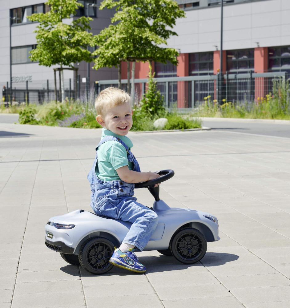 BIG Outdoor Spielzeug Fahrzeug Bobby Car Bobby AMG GT Mercedes Benz silber 800056354