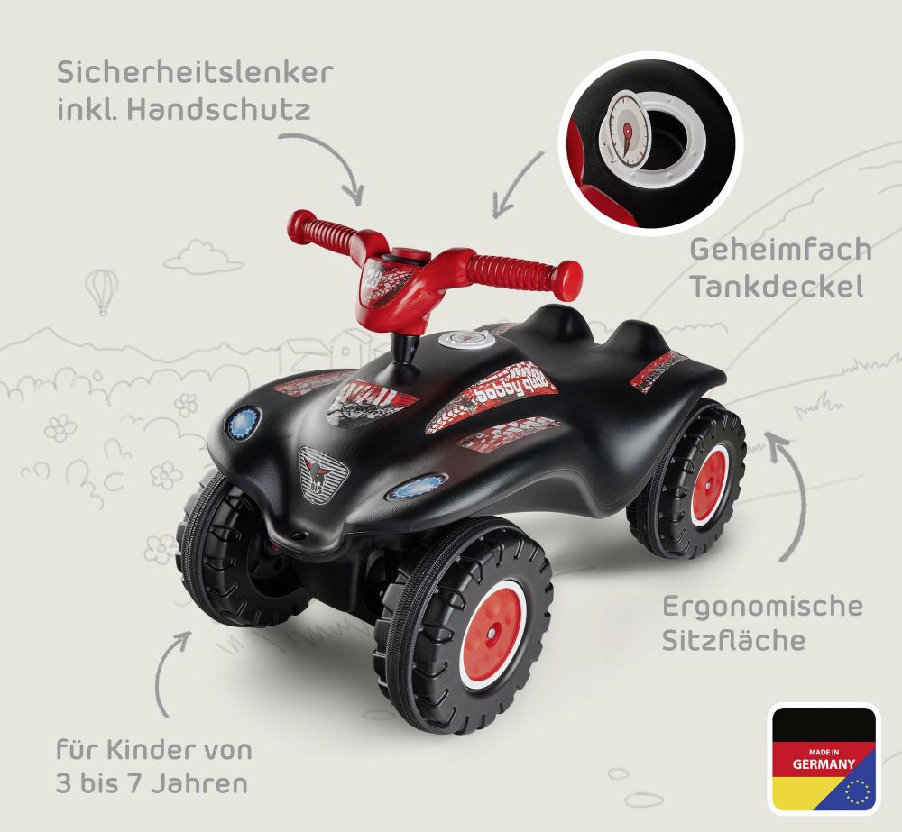 BIG Outdoor Spielzeug Fahrzeug Bobby Car Bobby Quad Racing rot 800056413