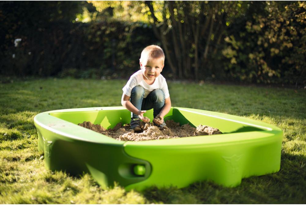 BIG Outdoor Spielzeug Garten Sandkasten Sandy Hardcover grün 800056733