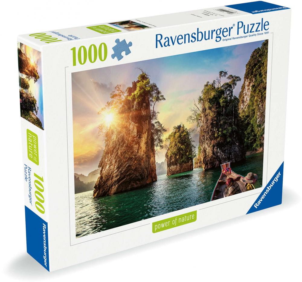 1000 Teile Ravensburger Puzzle Power of Nature Three rocks in Cheow, Thailand 12000001