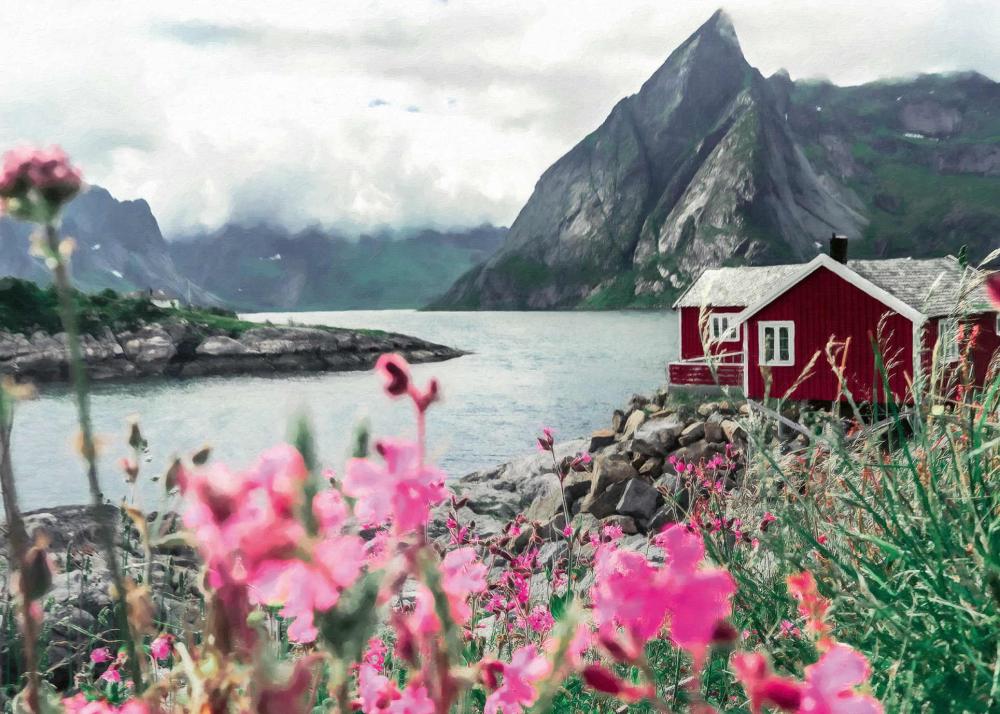 1000 Teile Ravensburger Puzzle Scandinavian Places Reine, Lofoten, Norwegen 12000112