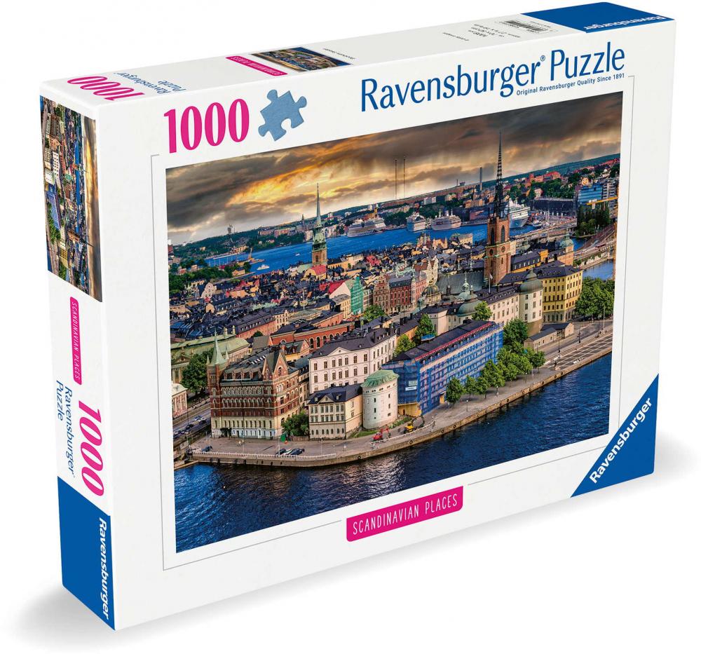 1000 Teile Ravensburger Puzzle Scandinavian Places Stockholm, Schweden 12000114