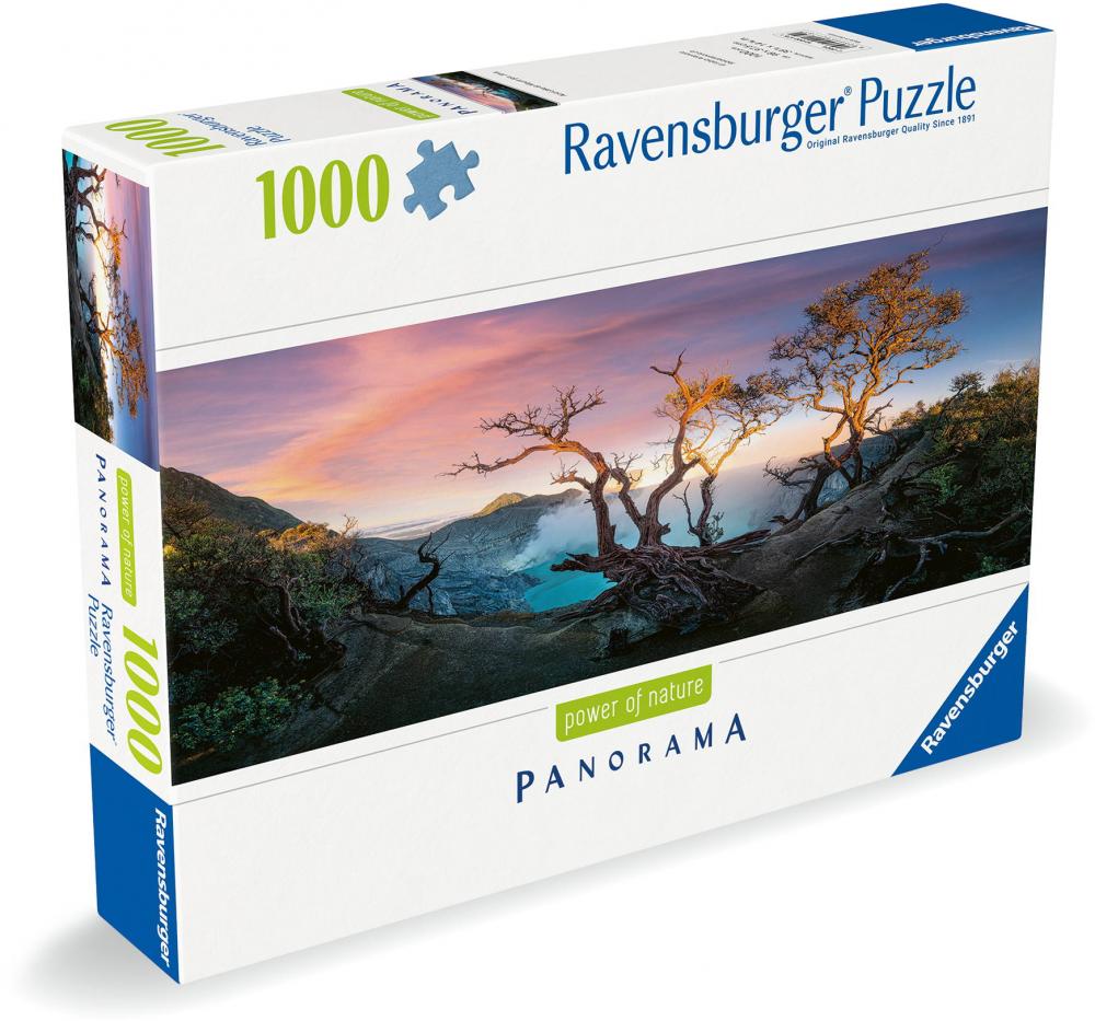 1000 Teile Ravensburger Puzzle Power of Nature Schwefelsäure See am Mount Ijen, Java 12000175