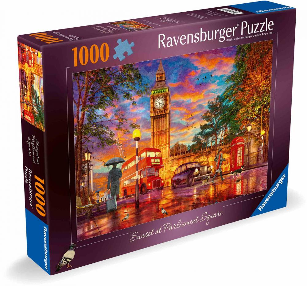 1000 Teile Ravensburger Puzzle Sonnenuntergang in London 12000184