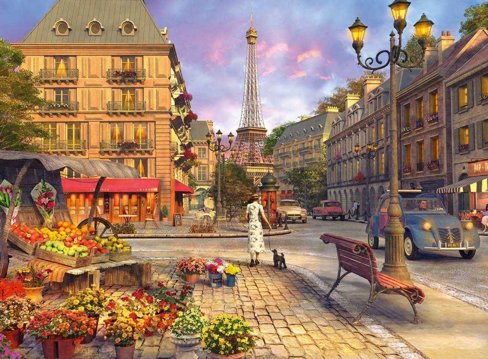 500 Teile Ravensburger Puzzle Spaziergang durch Paris 12000198