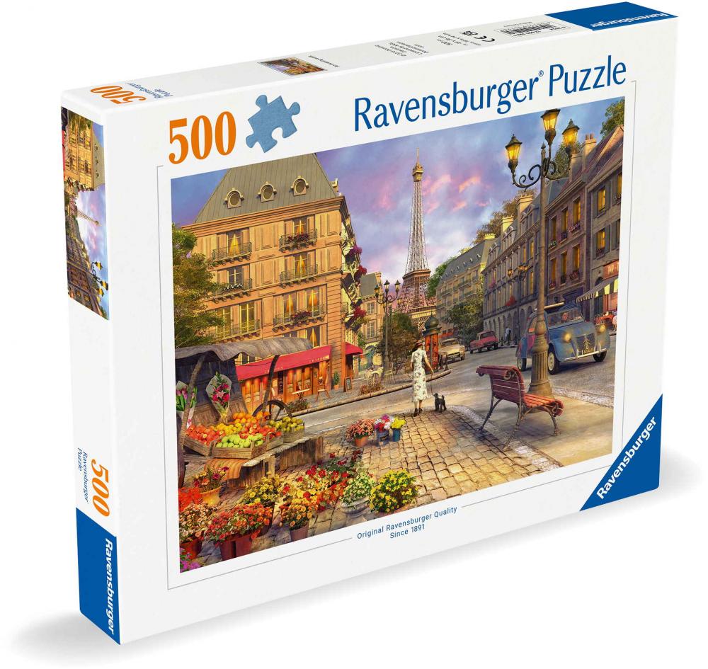 500 Teile Ravensburger Puzzle Spaziergang durch Paris 12000198