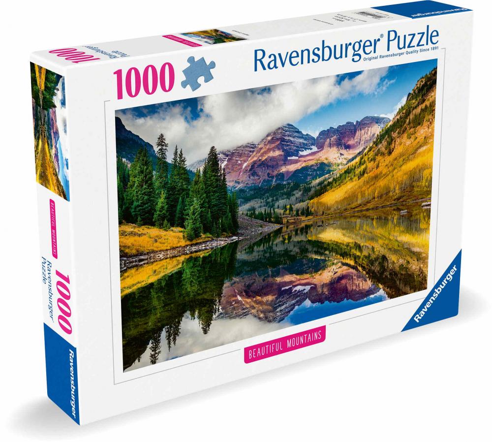 1000 Teile Ravensburger Puzzle Beautiful Mountains Aspen, Colorado 12000255