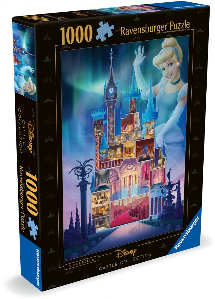 1000 Teile Ravensburger Puzzle Disney Princess Castles Cinderella 12000259