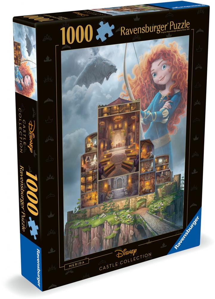 1000 Teile Ravensburger Puzzle Disney Princess Castles Merida 12000263