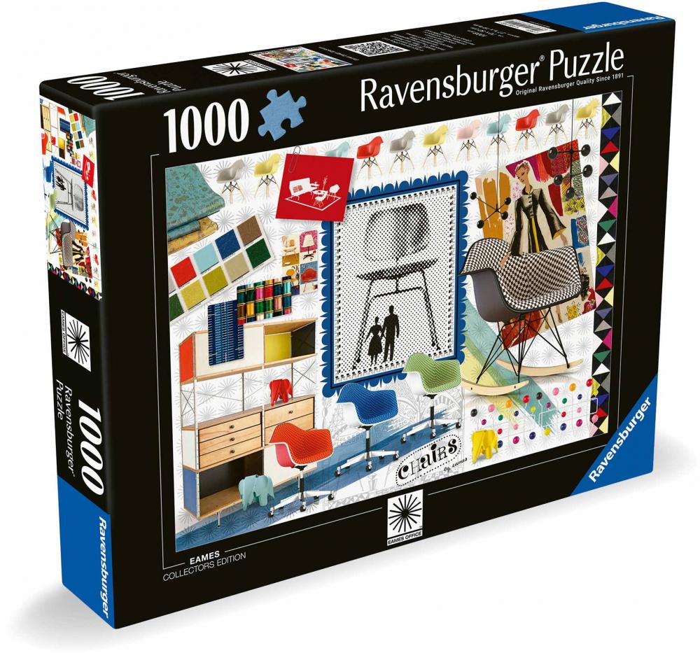 1000 Teile Ravensburger Puzzle Eames Design Spectrum 12000400