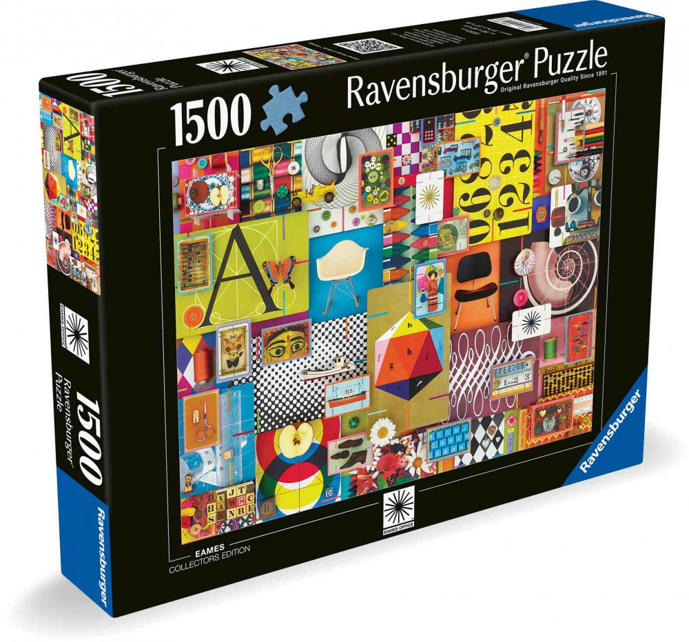 1500 Teile Ravensburger Puzzle Eames House of Cards 12000428