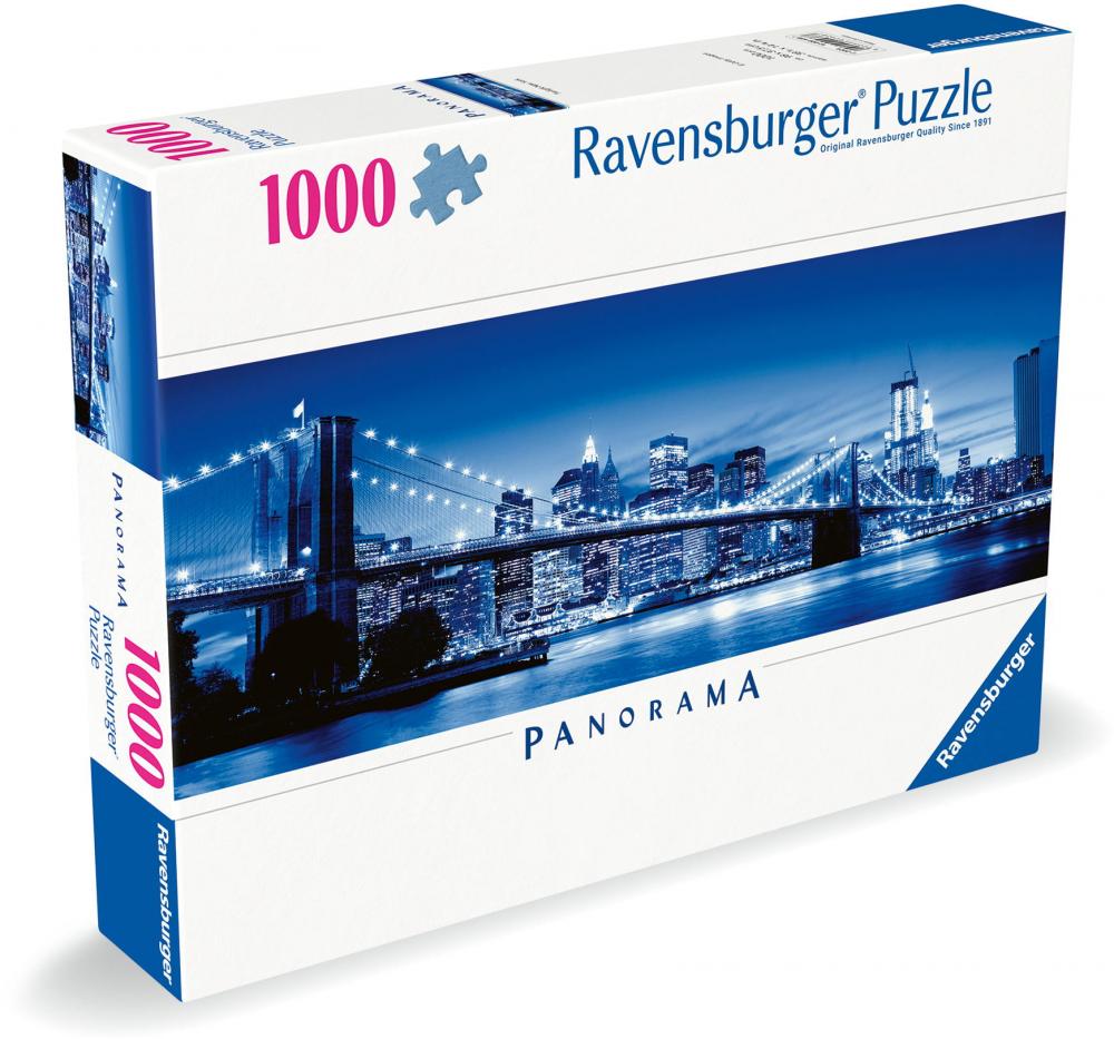 1000 Teile Ravensburger Puzzle Panorama Leuchtendes New York 12000438