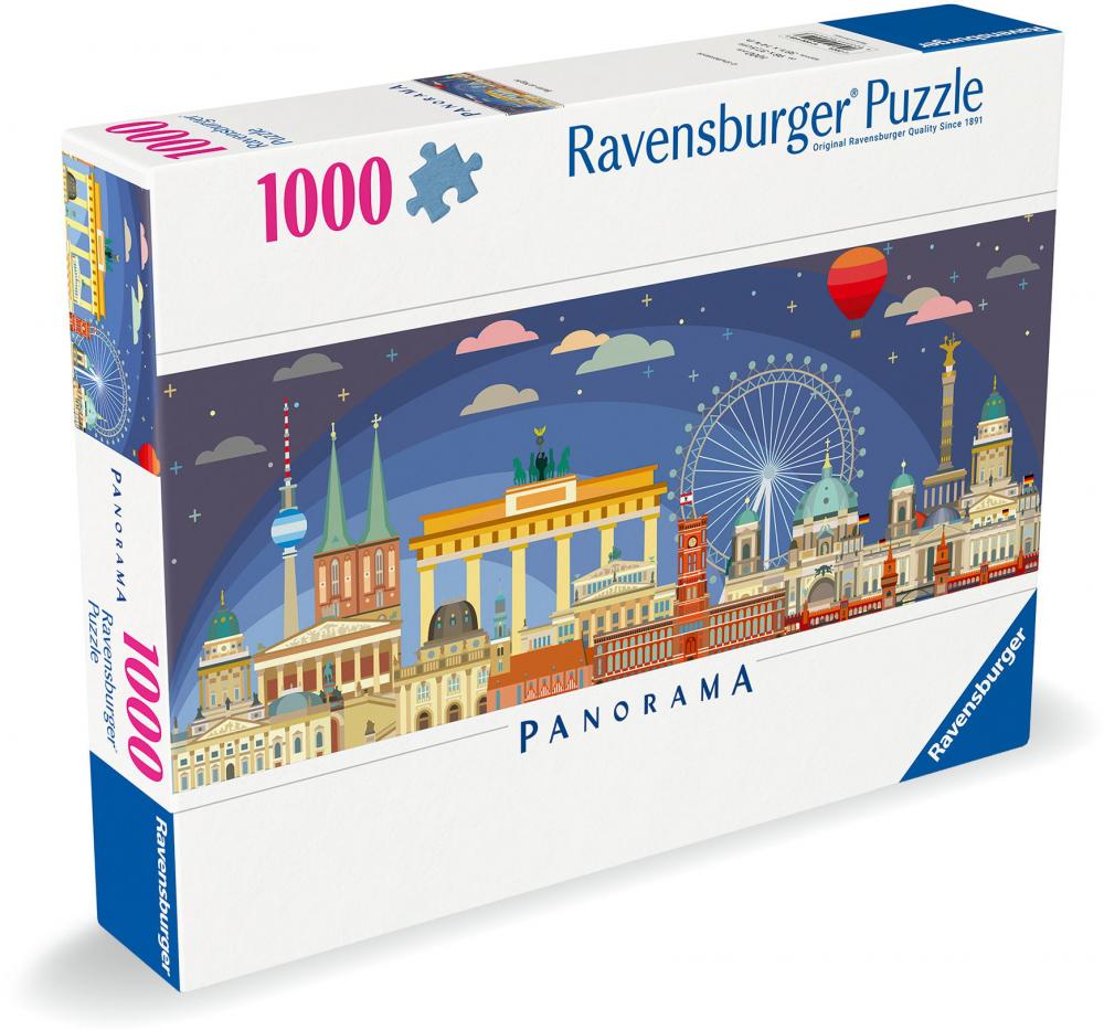 1000 Teile Ravensburger Puzzle Nachts in Berlin 12000449