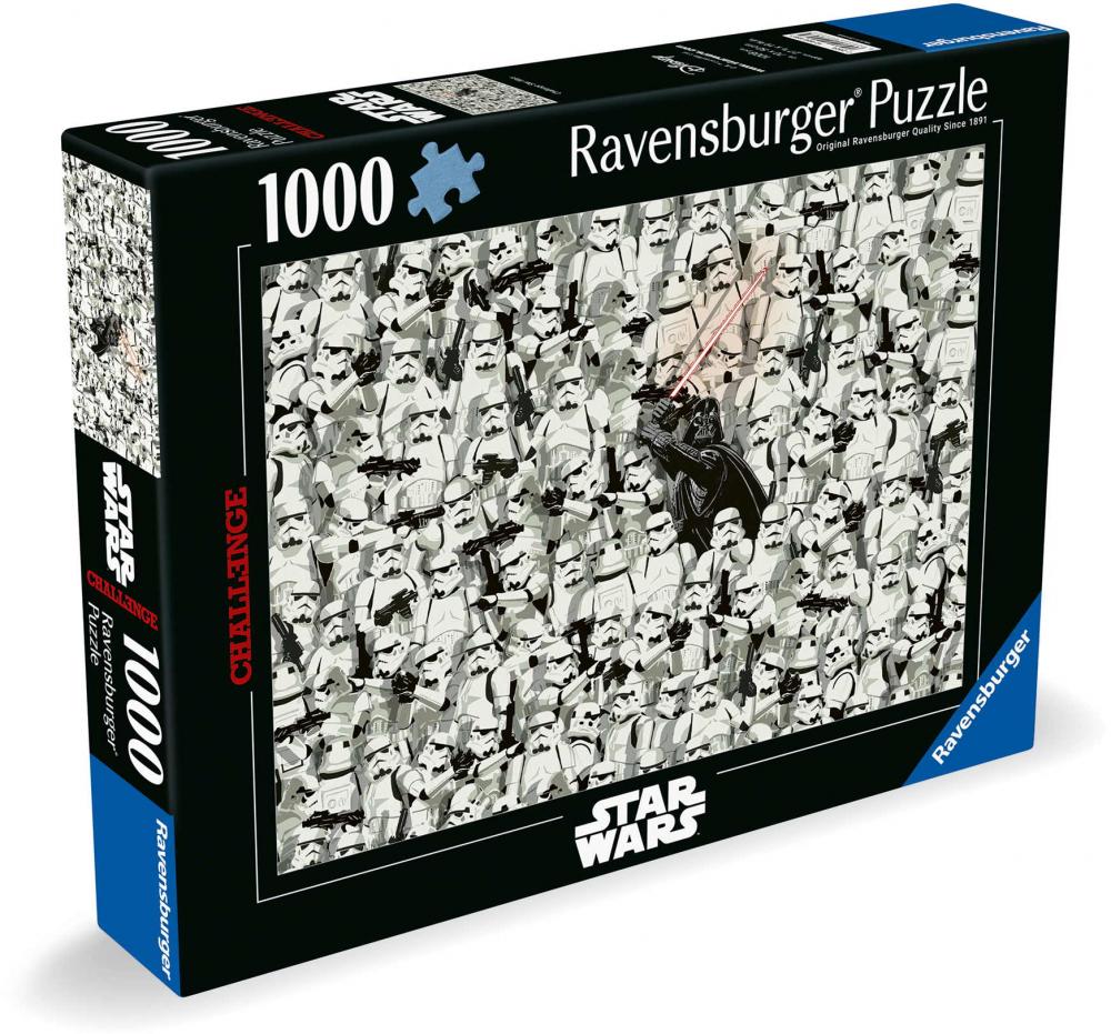 1000 Teile Ravensburger Puzzle Challenge Star Wars 12000458