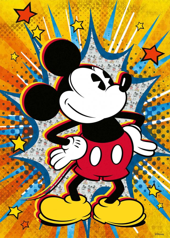 1000 Teile Ravensburger Puzzle Retro Mickey 12000472