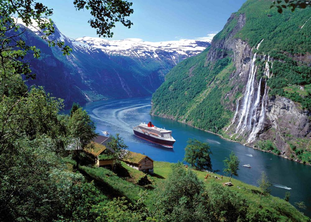 1000 Teile Ravensburger Puzzle Norwegischer Fjord 12000475