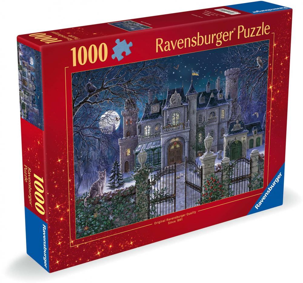 1000 Teile Ravensburger Puzzle Die Weihnachtsvilla 12000505