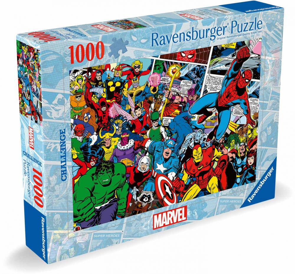 1000 Teile Ravensburger Puzzle Challenge Marvel 12000510