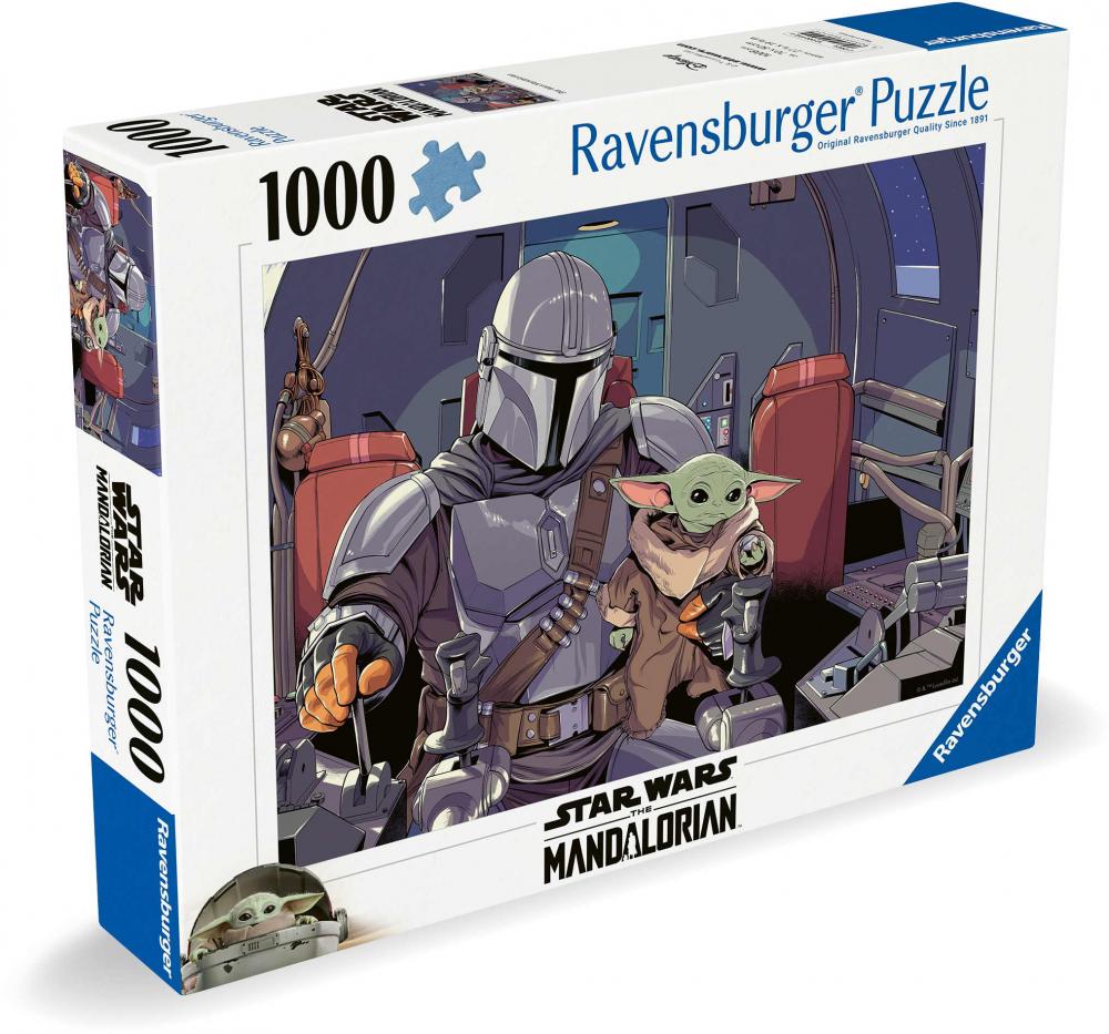 1000 Teile Ravensburger Puzzle Star Wars The Mandalorian 12000512