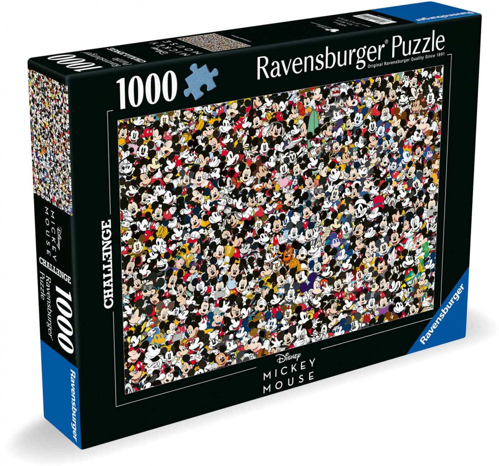 1000 Teile Ravensburger Puzzle Challenge Mickey Mouse Mickey 12000529