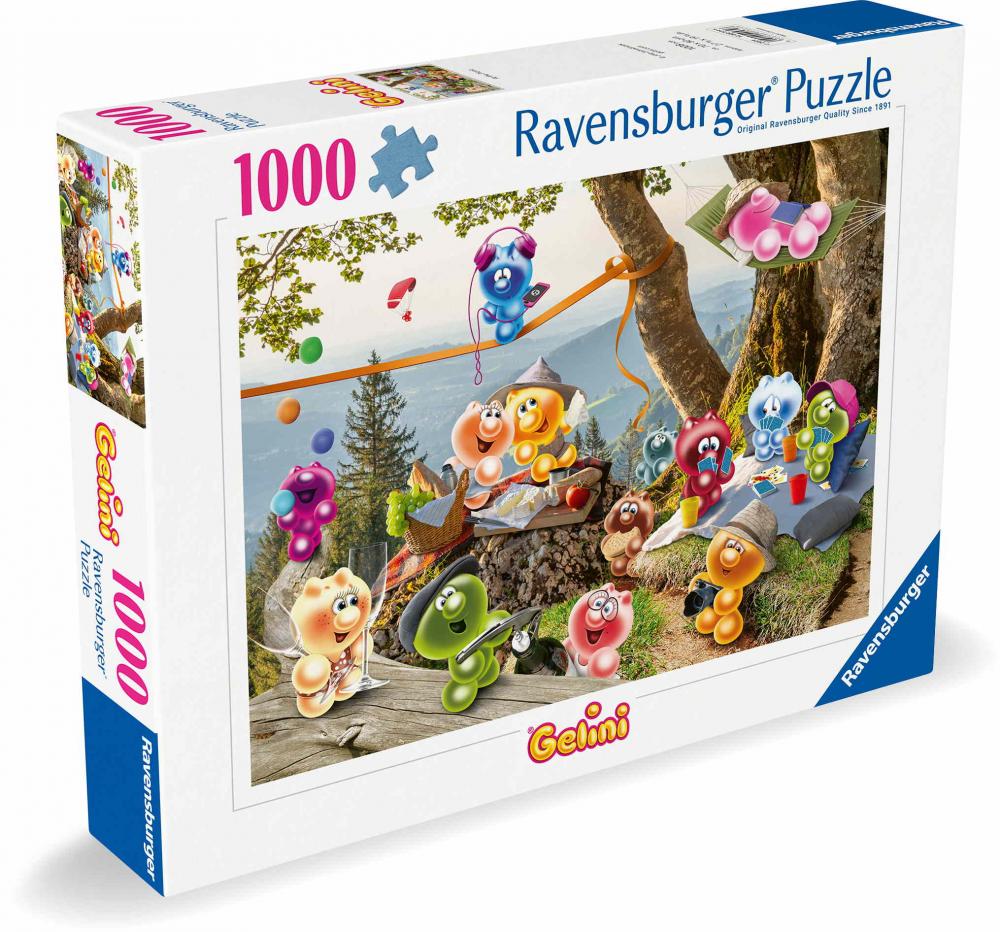 1000 Teile Ravensburger Puzzle Gelini Auf zum Picknick 12000534