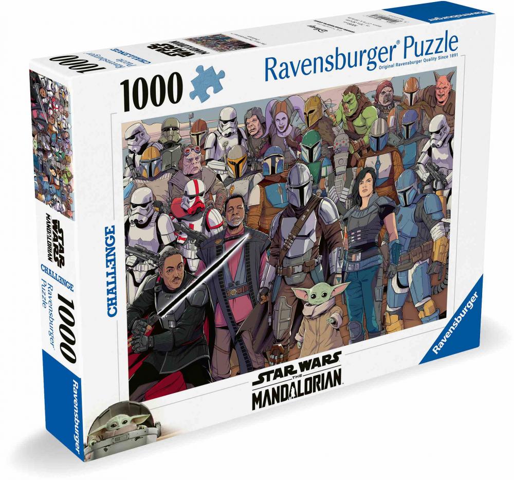 1000 Teile Ravensburger Puzzle Challenge Star Wars Mandalorian 12000536