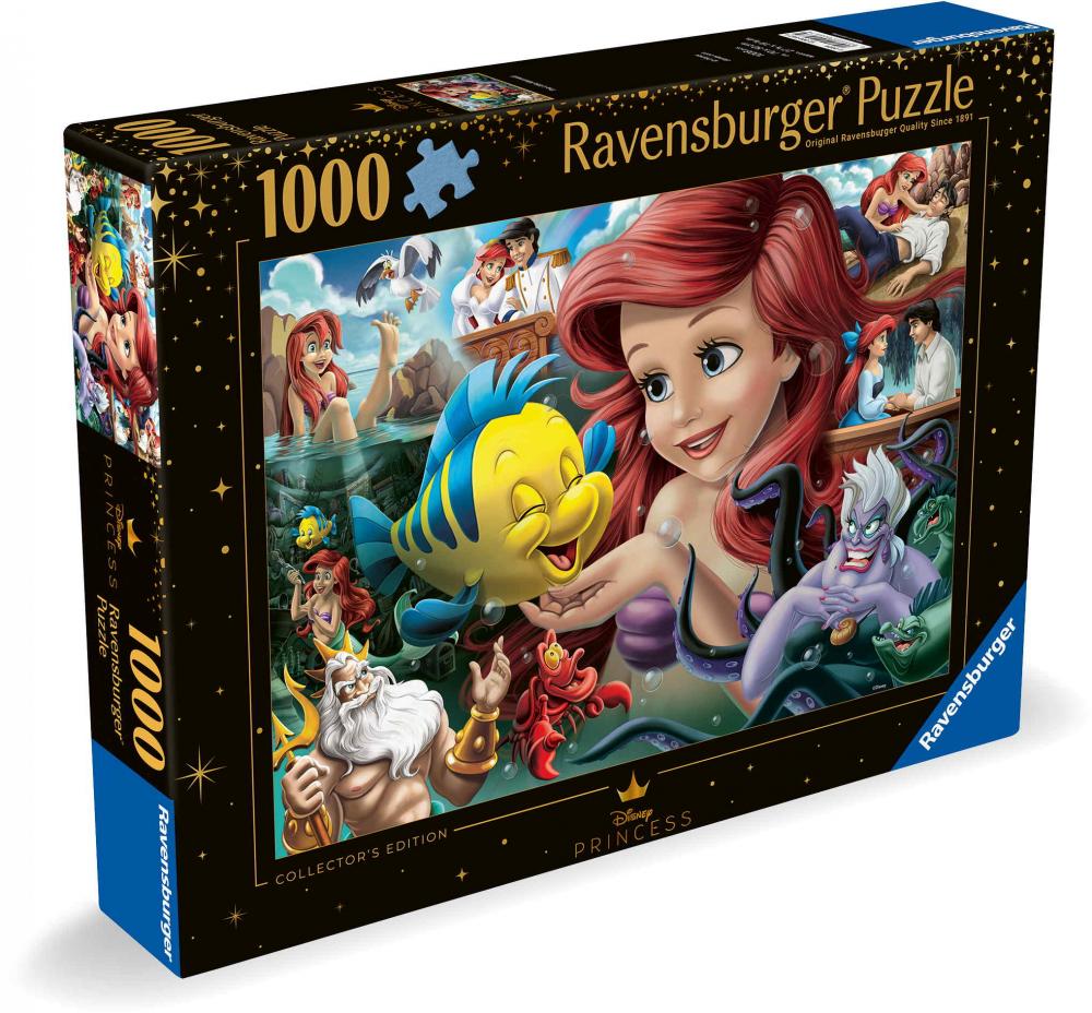 1000 Teile Ravensburger Puzzle Disney Princess Arielle, die Meerjungfrau 12000567