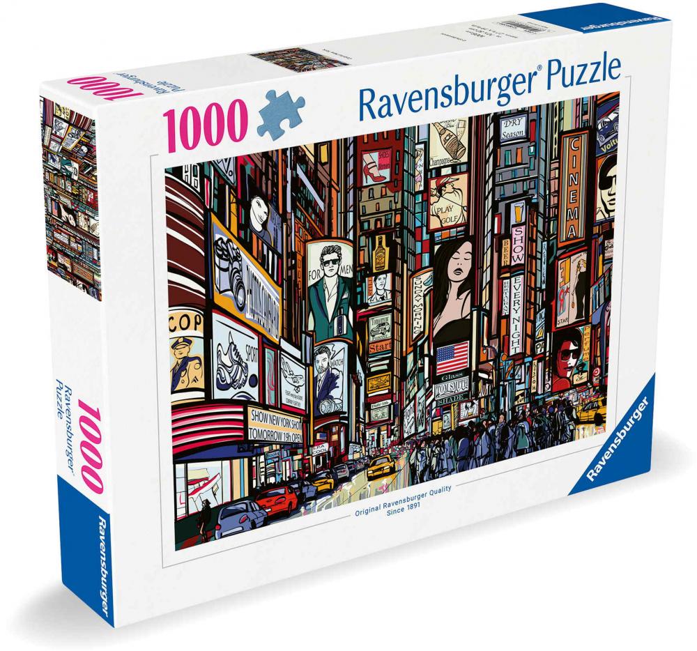 1000 Teile Ravensburger Puzzle Buntes New York 12000580