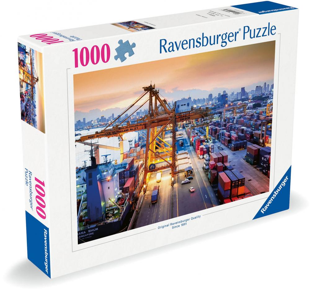 1000 Teile Ravensburger Puzzle Hafen 12000583