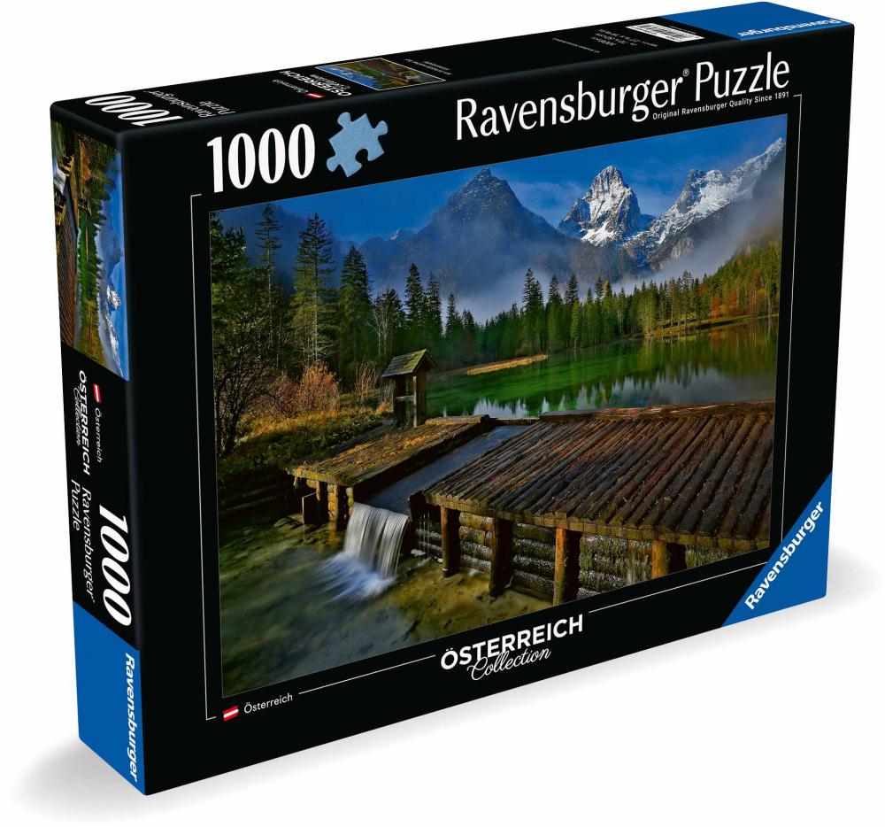 1000 Teile Ravensburger Puzzle Österreich Collection Schiederweiher bei Hinterstoder 12000603