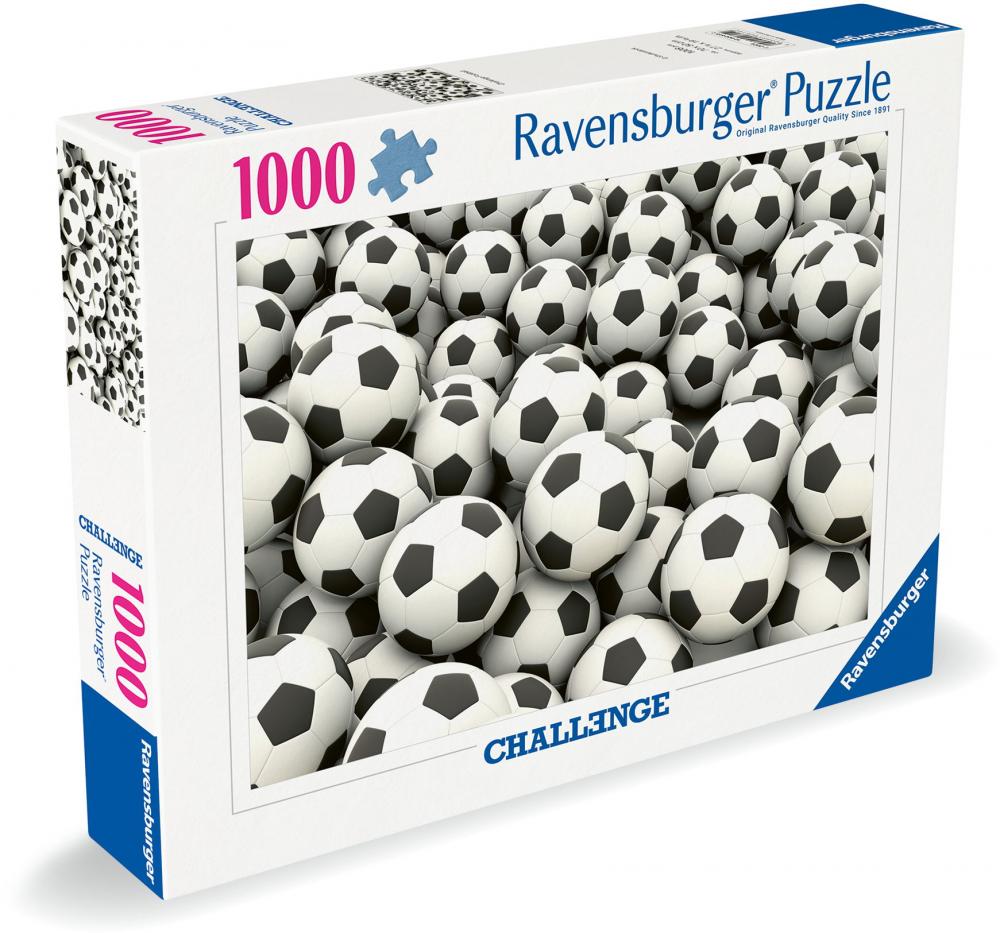 1000 Teile Ravensburger Puzzle Challenge Fußball 12000615