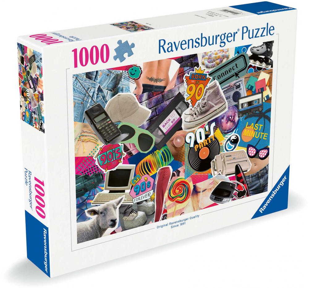 1000 Teile Ravensburger Puzzle Die 90er Jahre 12000619