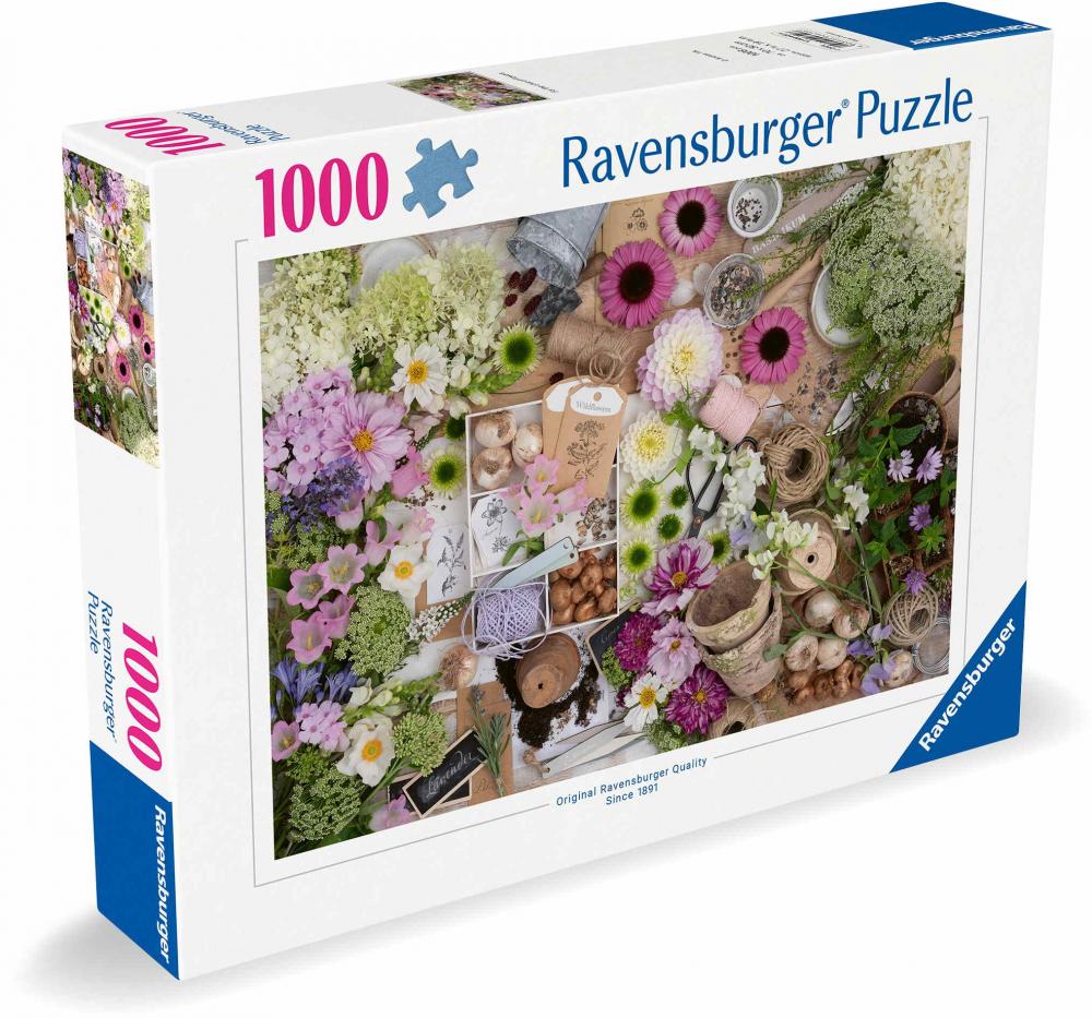 1000 Teile Ravensburger Puzzle Prachtvolle Blumenliebe 12000620