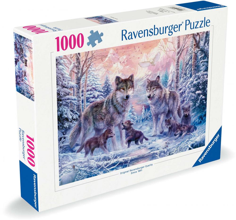 1000 Teile Ravensburger Puzzle Arktische Wölfe 12000647