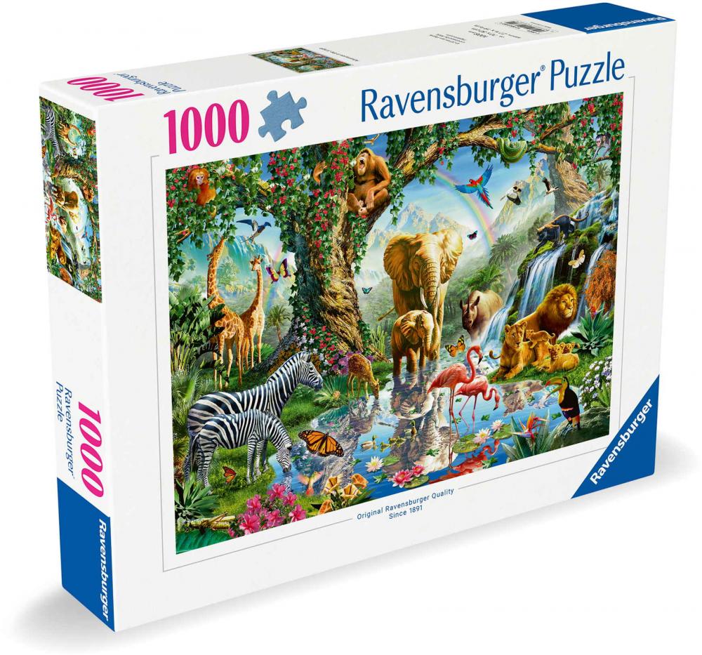 1000 Teile Ravensburger Puzzle Abenteuer im Dschungel 12000682