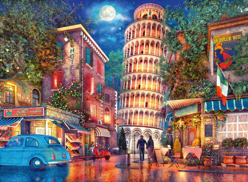 500 Teile Ravensburger Puzzle Abends in Pisa 12000709