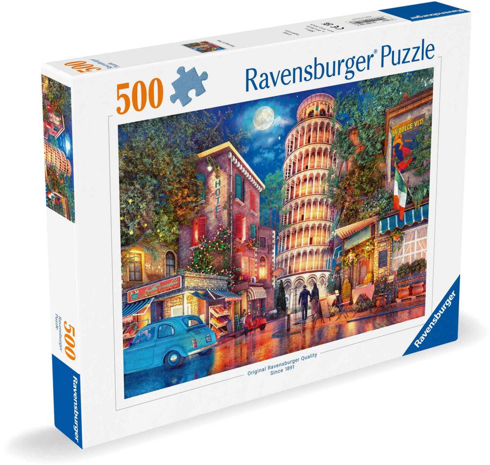 500 Teile Ravensburger Puzzle Abends in Pisa 12000709