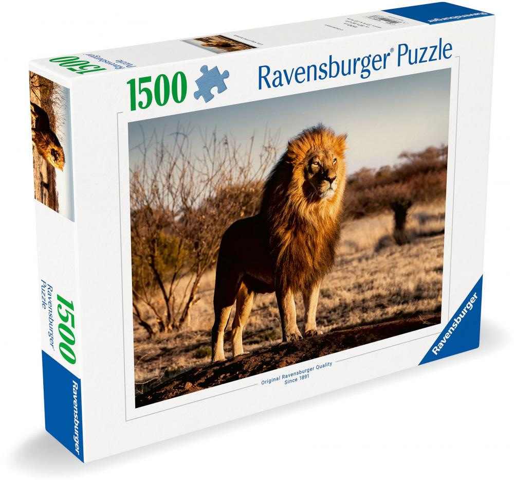 1500 Teile Ravensburger Puzzle Der Löwe. Der König der Tiere 12000733