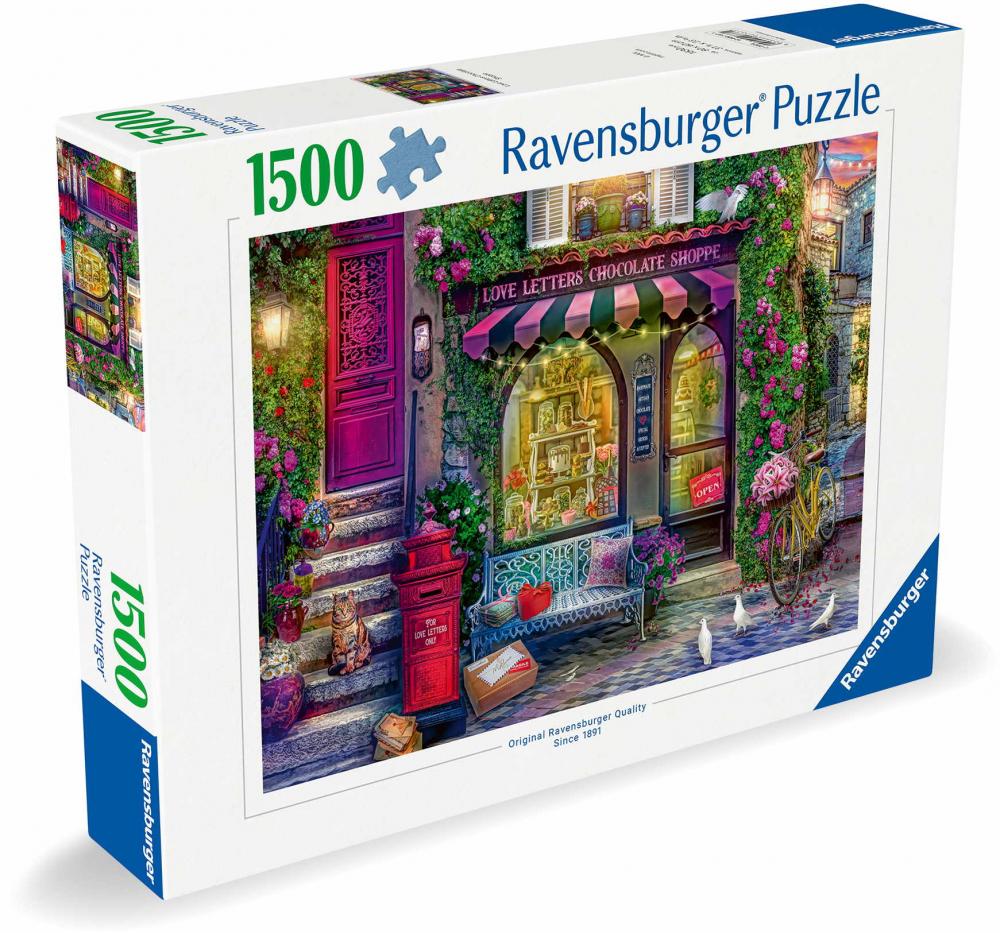 1500 Teile Ravensburger Puzzle Liebesbriefe und Schokolade 12000737