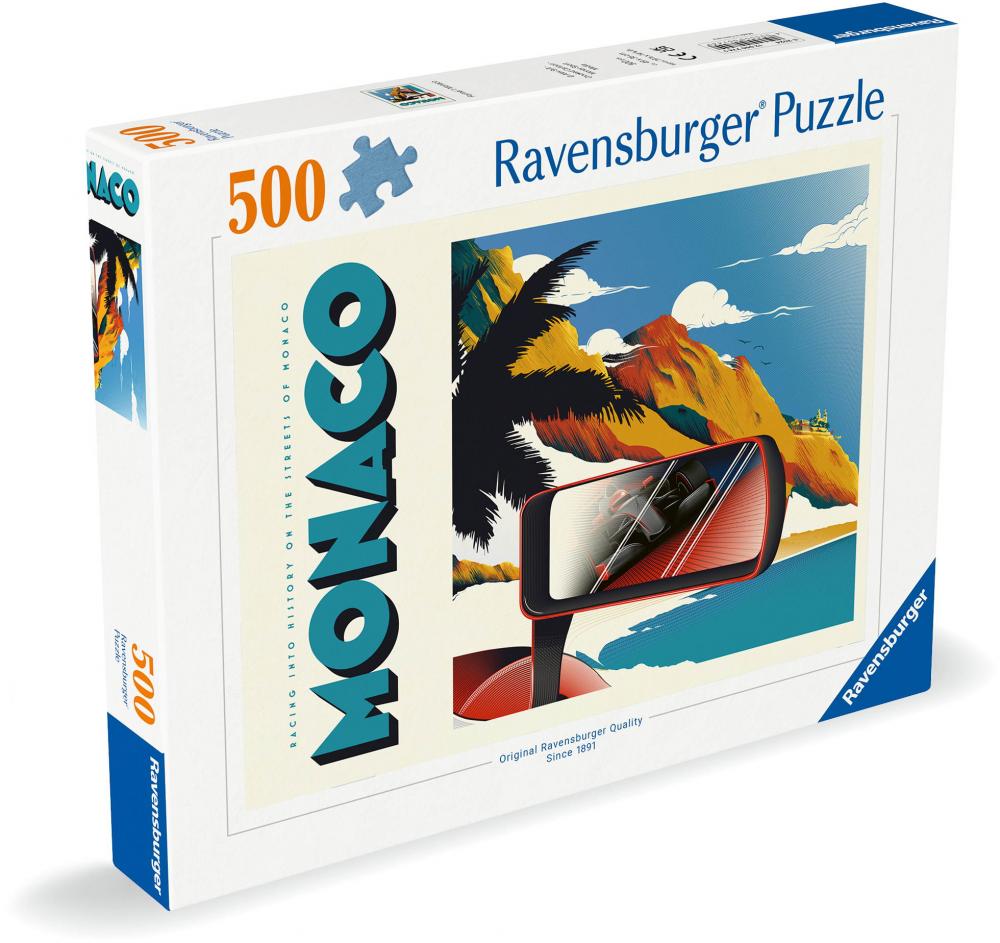 500 Teile Ravensburger Puzzle Großer Preis von Monaco 12000774