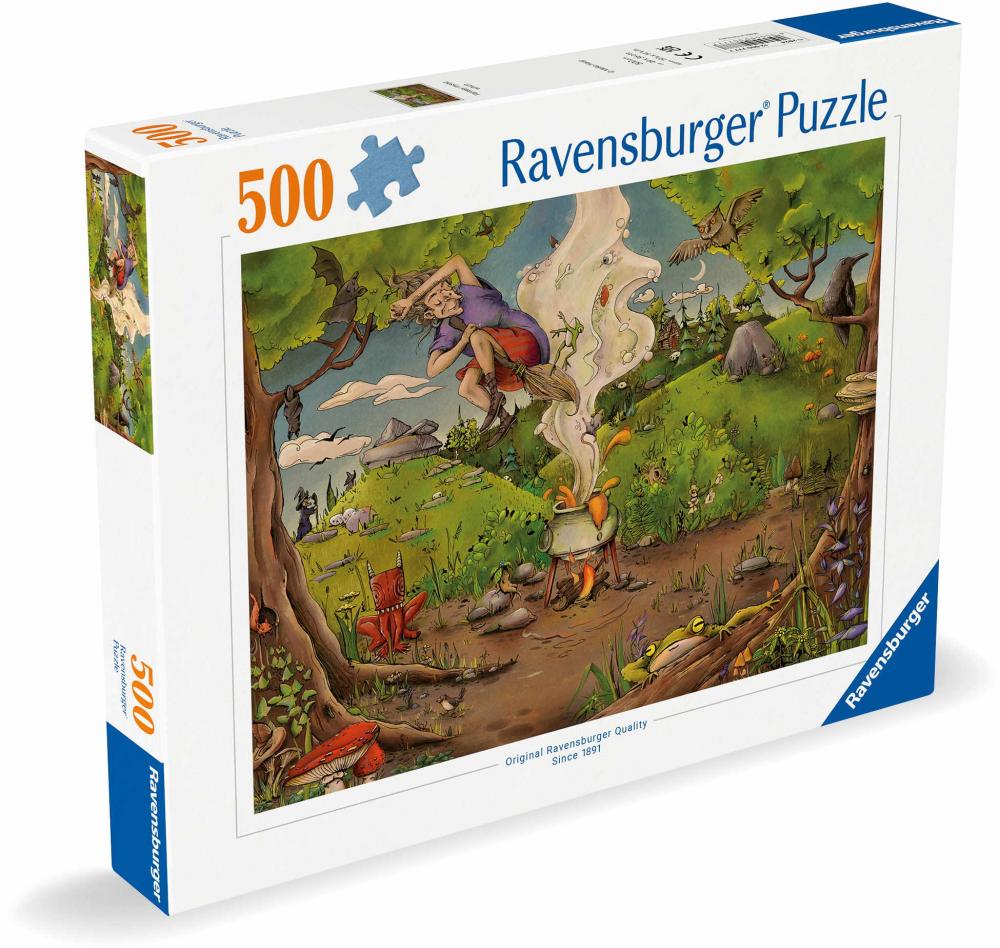 500 Teile Ravensburger Puzzle Bei der Waldhexe 12000777