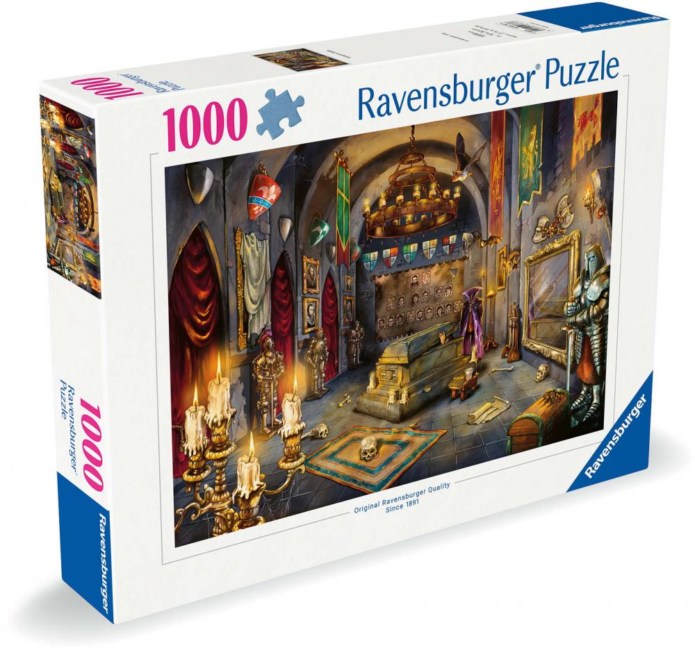 1000 Teile Ravensburger Puzzle Das Schloss des Vampirs 12000787