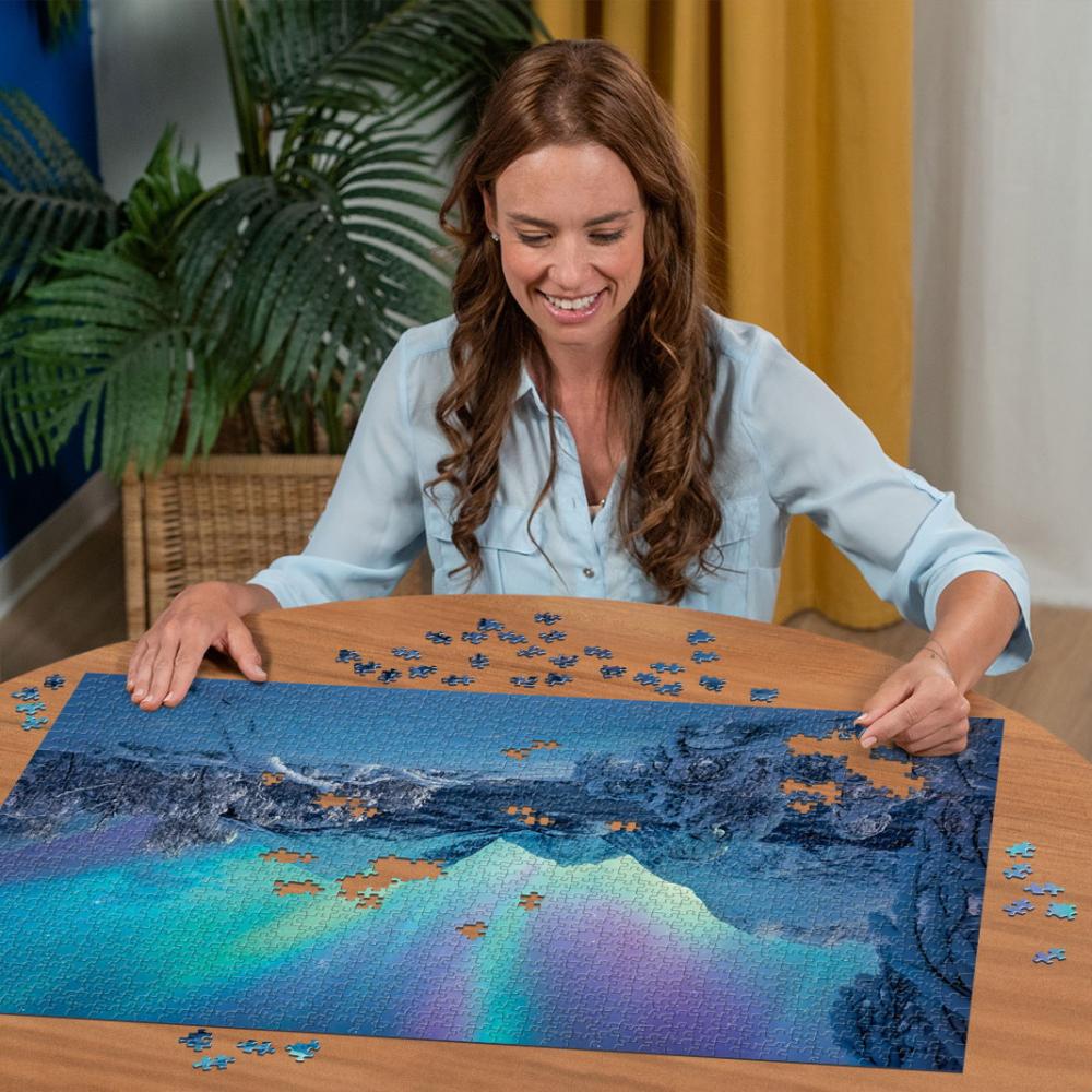 1500 Teile Ravensburger Puzzle Wenn die Nordlichter tanzen 12000802