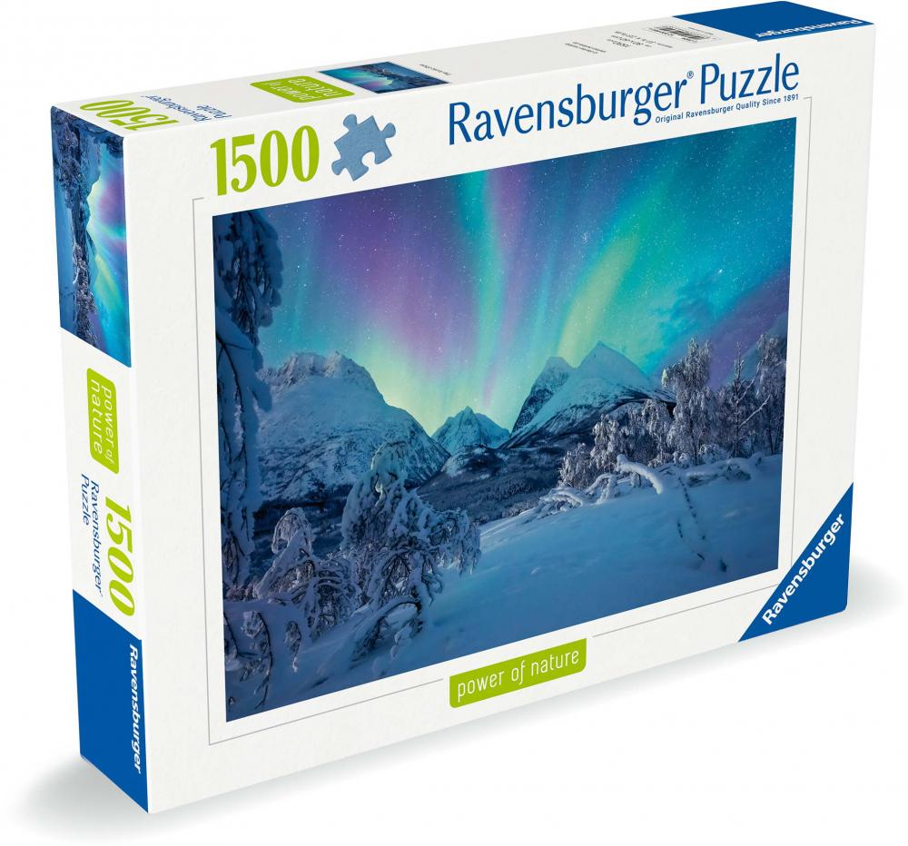 1500 Teile Ravensburger Puzzle Wenn die Nordlichter tanzen 12000802